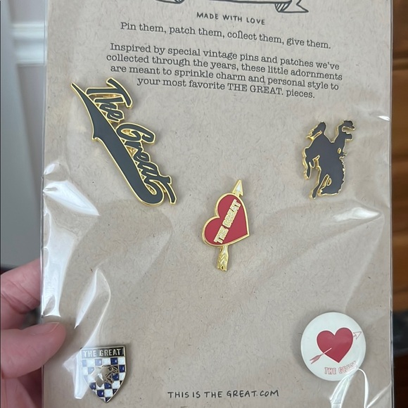 The Great Heart and Shield Enamel Pin Collection - Picture 3 of 3